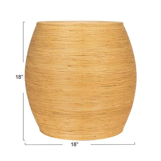 Hello Honey® Small Rattan Round Accent Table